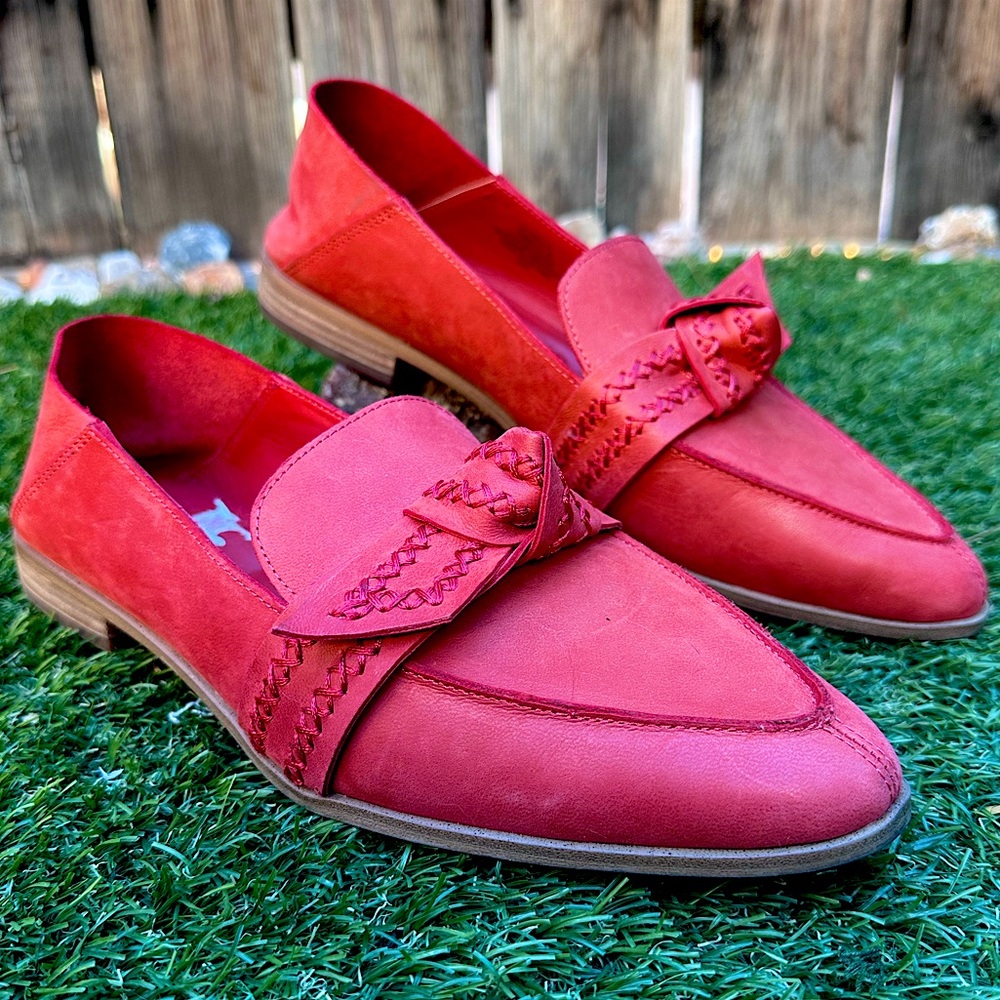 Lucky Brand Red Loafers